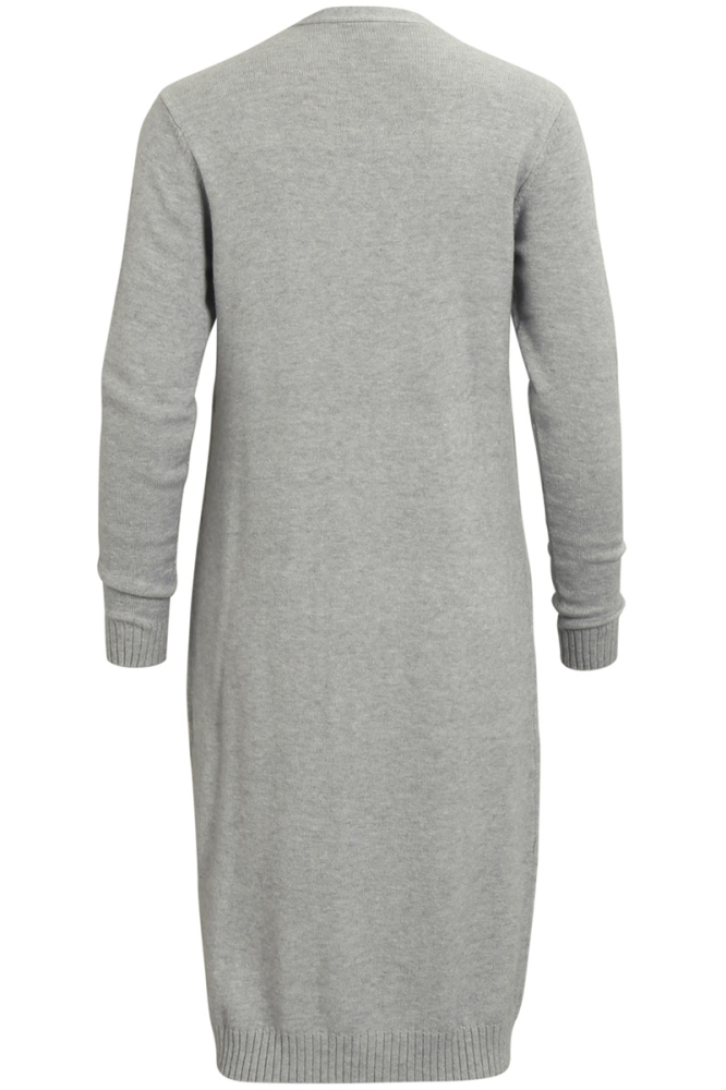 VIRIL LONG L/S KNIT CARDIGAN - NOO 14042770 Light Grey Melange